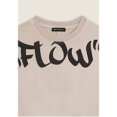 Freddy Felpa Oversize Cropped Con Maxi Stampa Flow Crystal