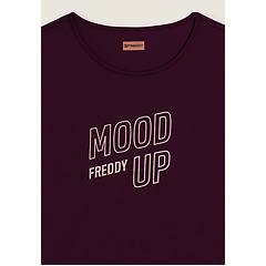 Freddy Freddy. T-shirt Cropped Con Maniche Ampie E Stampa