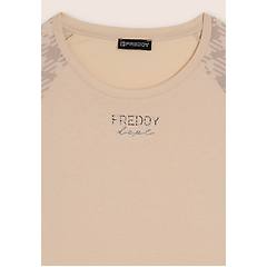 Freddy Freddy. T-shirt Manica Lunga Con Fondo Asimmetrico