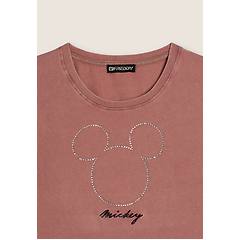 Freddy Freddy. T-shirt Cropped Da Donna Con Mickey Mouse