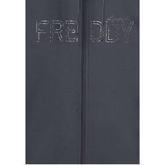 Freddy Felpa Con Zip Collo Alto E Fondo Asimmetrico Turbulence