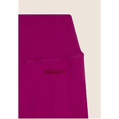 freddy leggings seamless 7/8 a vita altissima con cuciture shaping fuchsia red donna medium/large