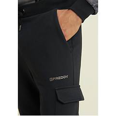 Freddy Pantaloni In Felpa Con Tasca Cargo E Fondo A Polsino