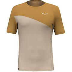 salewa puez sport dry m t shirt uomo brown beige 54