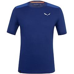 Salewa Agner Am T-shirt Arrampicata Uomo Blue/white 54