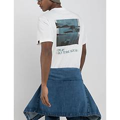 Replay T-shirt Relaxed Fit Con Stampa