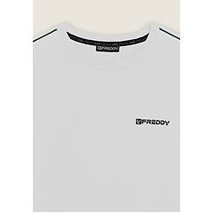 Freddy Freddy. T-shirt Manica Lunga In Jersey Con Cuciture