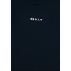 Freddy Freddy. T-shirt Slim Con Stampa Lucida Sul Davanti