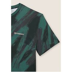 Freddy Freddy. T-shirt Stampata Effetto Pennellata In