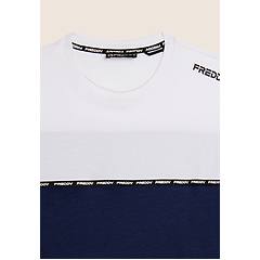 Freddy Freddy. T-shirt Colour Block Con Inserto Logato