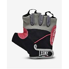 Leone Guanti 1947 Body Building Nero Grigio Rosa Xl