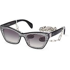 guess occhiali da sole polarizzati da donna gu7873 shiny black one size