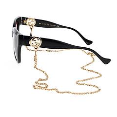 gucci occhiali da sole con catena gg1023s 005