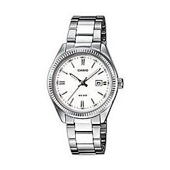 casio collection argentato acciaio orologio donna ltp 1302pd 7a1veg