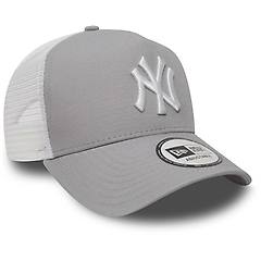 New Era Cappellino Con Visiera Clean Trucker Gray / White