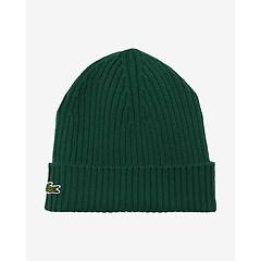 Lacoste Berretto Bonnet Logo Verde Scuro
