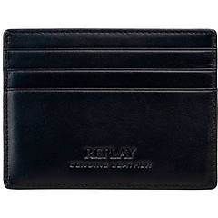 replay porta carte in pelle