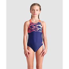 arena pezzo unico bambina navy-calypso coral