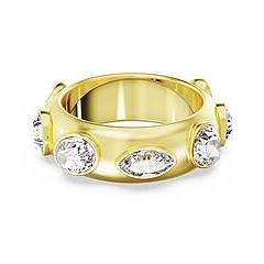 Swarovski Anello Dextera Taglio Misto Bianco Placcato Color