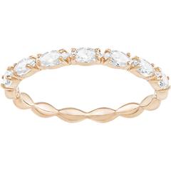 swarovski anello matrix vittore taglio marquise bianco placcato color oro rosa 60