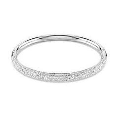 Swarovski Bracciale Rigido Meteora Pavé A Neve Bianco