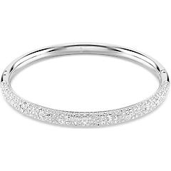 Swarovski Bracciale Rigido Meteora Pavé A Neve Bianco