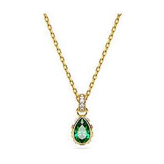 Swarovski Pendente Stilla Taglio Pear Verde Placcato Color