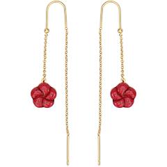 thun orecchini pendenti con fiore