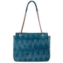 Replay Borsa In Denim Effetto Washed