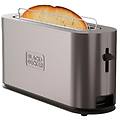 - tostapane bxto1002e 1000w fessura extra larga 260x42 mm 7 livelli di doratura 3 funzioni integrate