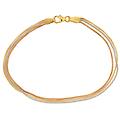 bracciale donna oro giallo bianco rosa gl100829