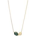collana con pietra ceramica e cuore
