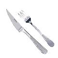 set 4 posate da bistecca serie gs di