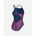 snakeskin w costume piscina donna blu navy 44