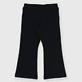 pantalone in felpa da bambina nero taglia 12m