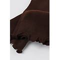 calzini a costine in cotone donna marrone tu
