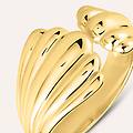 anello fantasia silver collection argento dorato collezione silver collection misura 56 giallo