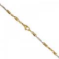 bracciale uomo in oro giallo e bianco 803321713179