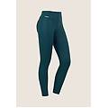 pantaloni in similpelle laminata con vita alta superskinny dark sea donna small