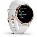 venu 2s gps wifi 40mm amoled oro rosa correa bianca s resistenza acqua 5atm spo2