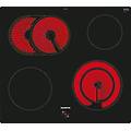 iq300 ea601gn17 piano cottura nero da incasso ceramica 4 fornello(i) (ea601gn17)