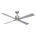 942242 ventilatore da soffitto eco neo iii 132cm 30w cromo spazzolato/wengè o argento