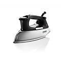 di-120. 001b ferro da stiro piastra in alluminio 1200w cavo da 2 2 m acciaio nero