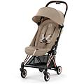 platinum passeggino coya cozy beige (rosegold frame)