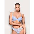 push up soft fancy lace / azzurro / 2 azzurro