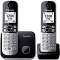 Panasonic Telefoni Cordless Kx Tg6852spb Duo Neri