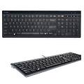 - tastiera pc connessione usb layout italiano nera k72357it