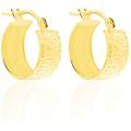 orecchini a cerchio golden lover oro giallo collezione golden lover oro giallo