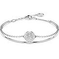Swarovski Bracciale Rigido Sublima Bianco Placcato Rodio
