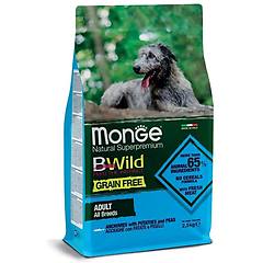 Monge B Wild Grain Free Acciughe Patate Piselli Cibo